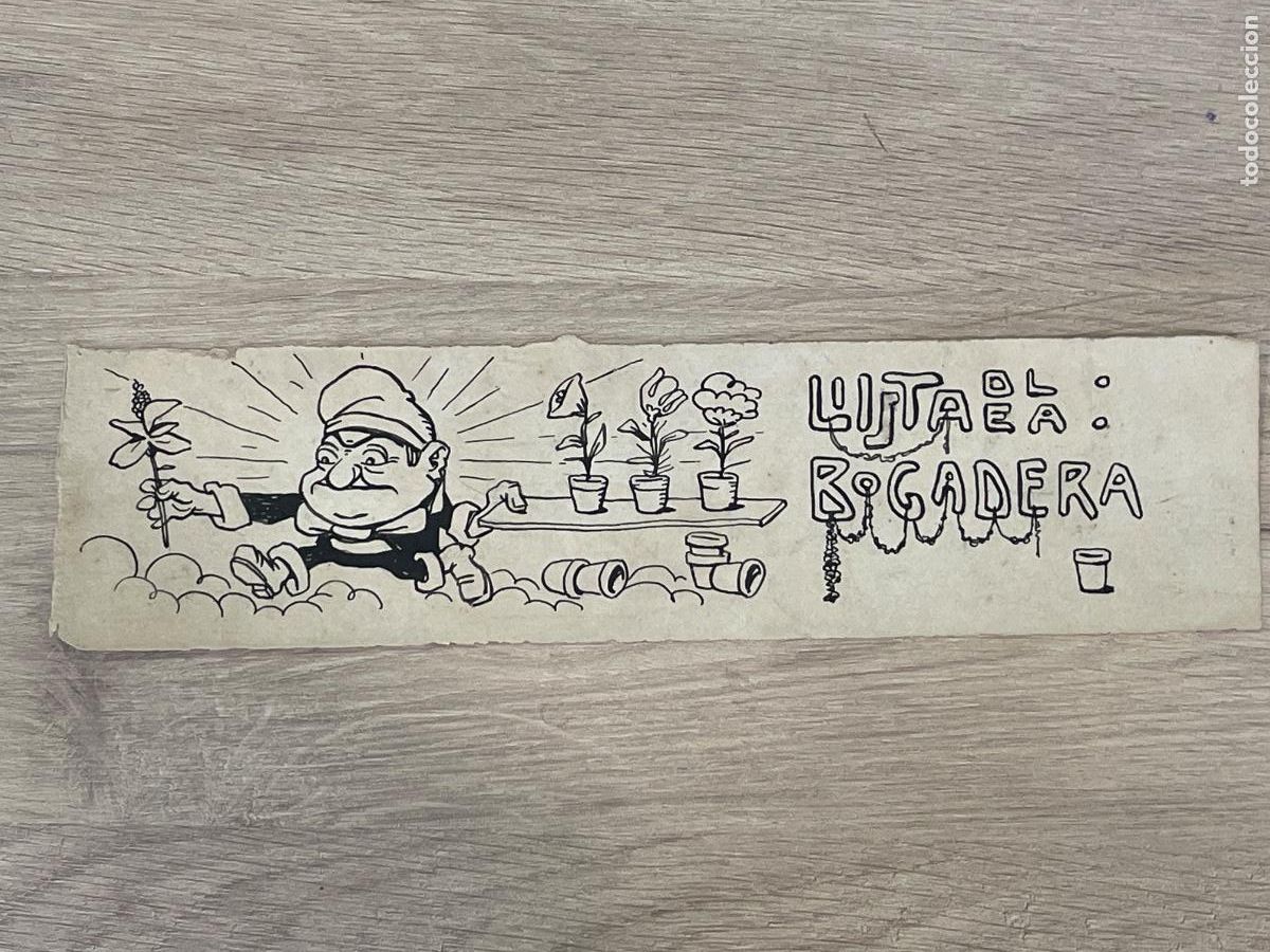 Arte: Dibujo Original de Cornet - Cu-Cut Llista de la Bogadera