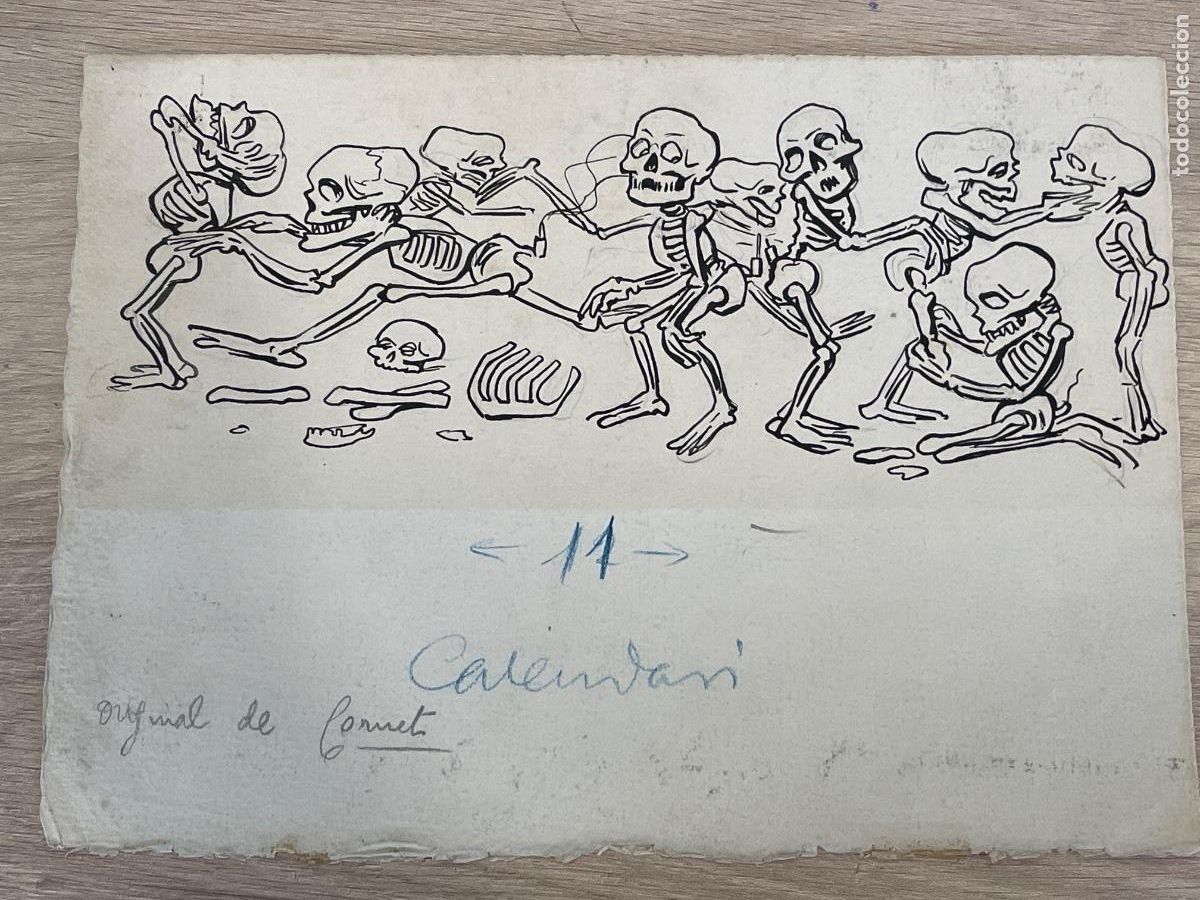 Arte: Dibujo Original de Cornet - Calendari