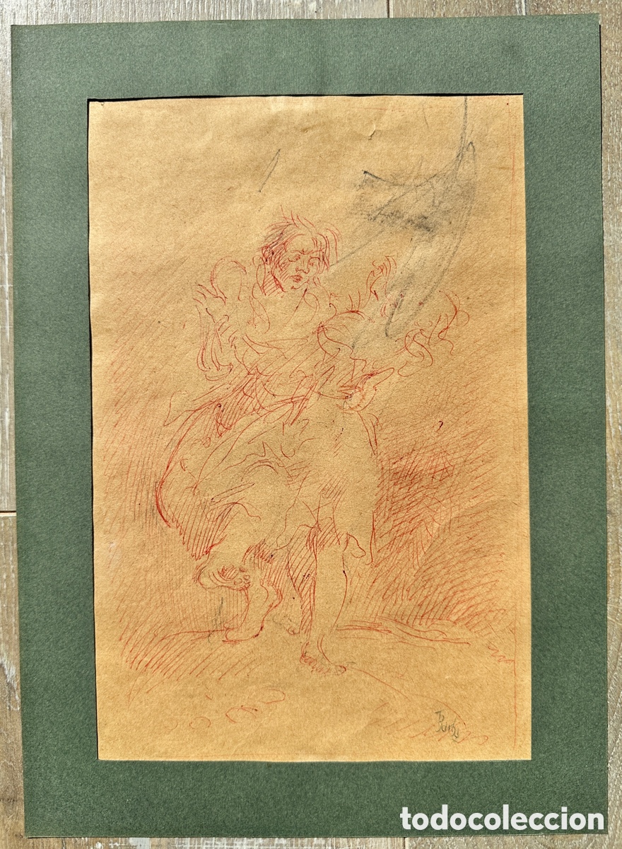 Arte: Dibujo de Juan Barba (Madrid 1915-1982)