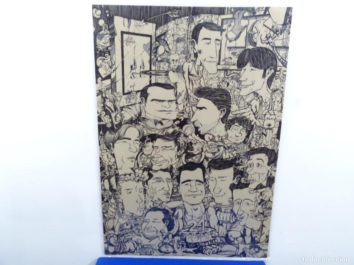 Arte: GRAN COMIC A ROTULADOR FIRMA ILEGIBLE. K KOLDO ZUS 96. 100x70 cm.