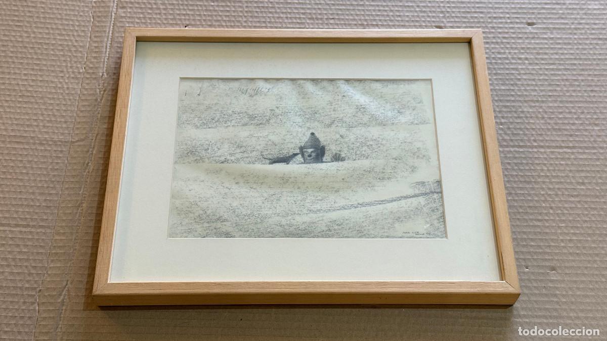 Art: JAVIER PAGOLA / DIBUJO ORIGINAL / ENMARCADO / 33 x 42 cm