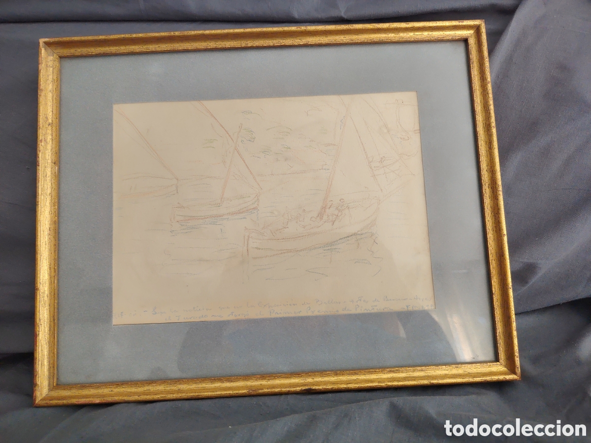 Arte: Dibujo de francisco bernareggi ,1878,1959