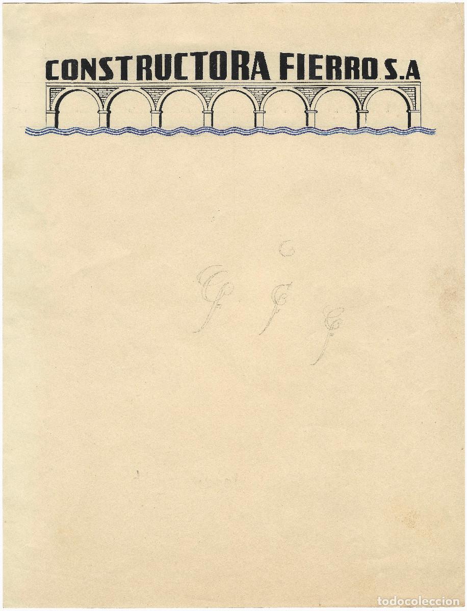 Kunst: CONSTRUCTORA FIERRO A Acuarela, Tinta & Lápiz DIN A4 01