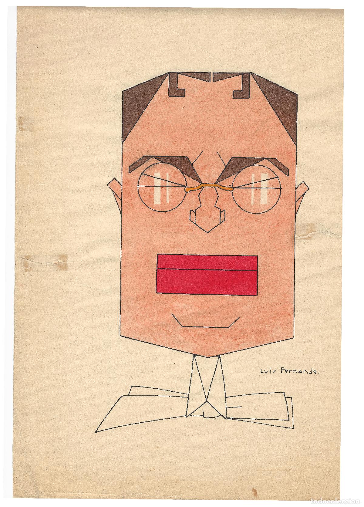 Kunst: Caricatura de K-Hito / 47 x 29 cm