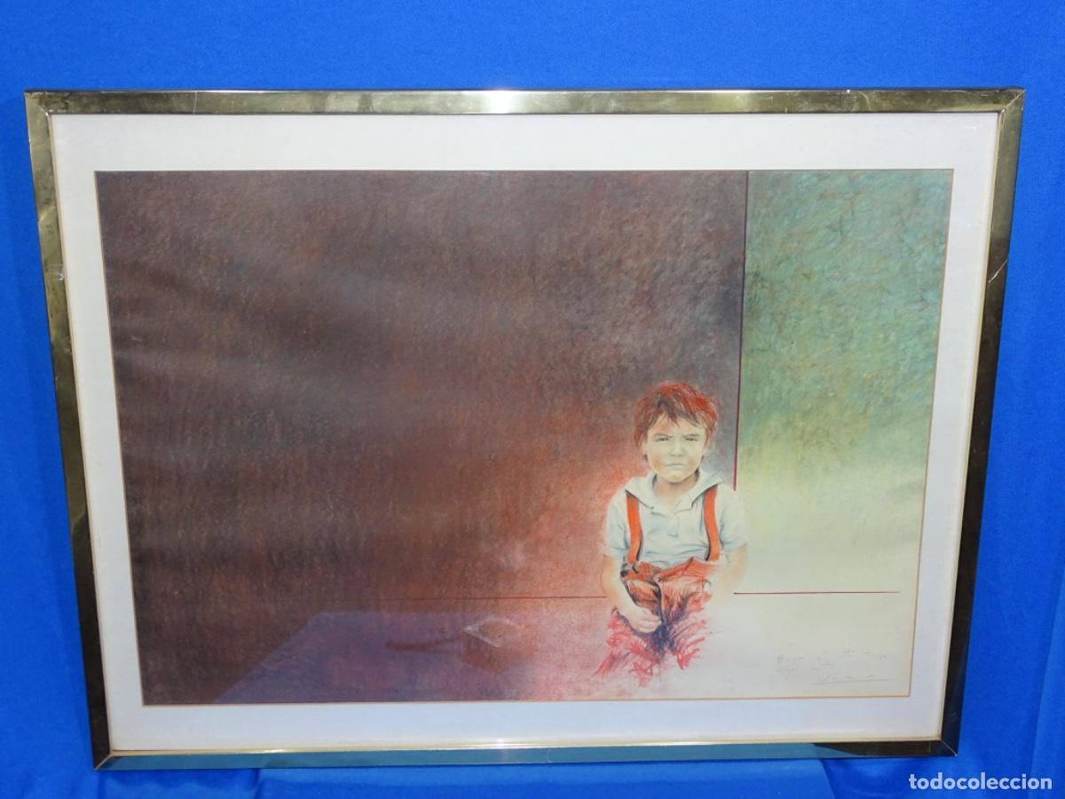 Arte: DIBUJO MAR&Iacute;A TERESA USAIN ROMERO ( BARCELONA 1952). NI&Ntilde;O.