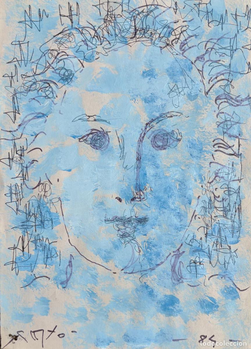 Arte: PERE GAST&Oacute; - T&eacute;cnica mixta firmada, 1984