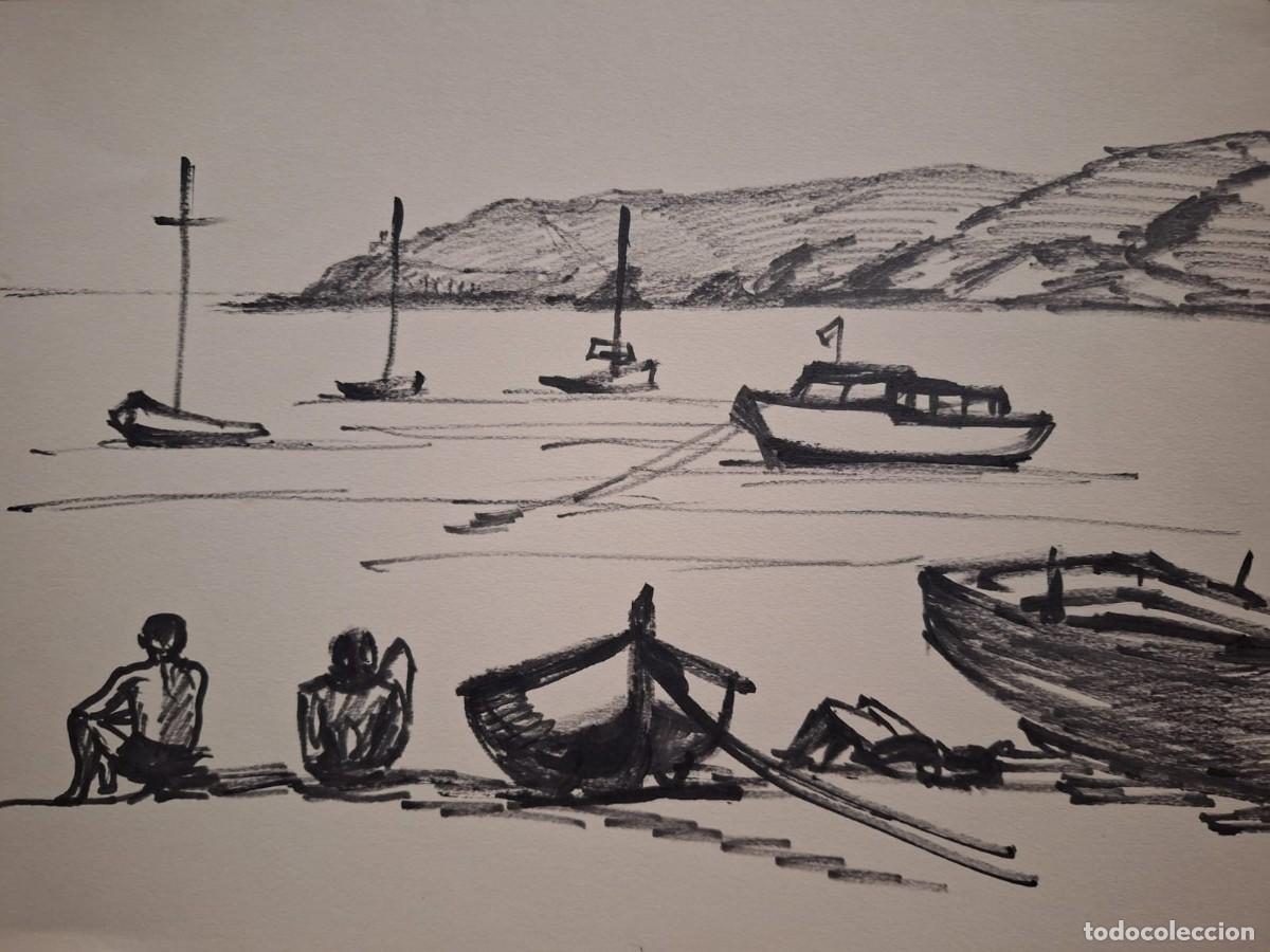 Arte: Sin t&iacute;tulo ---- Dibujo an&oacute;nimo playa - Foto 2