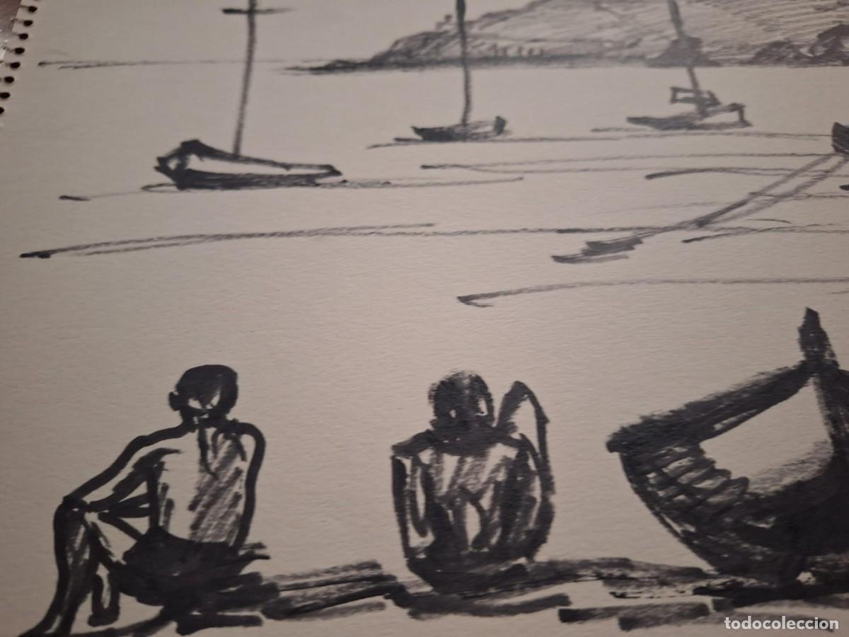 Arte: Sin t&iacute;tulo ---- Dibujo an&oacute;nimo playa - Foto 4