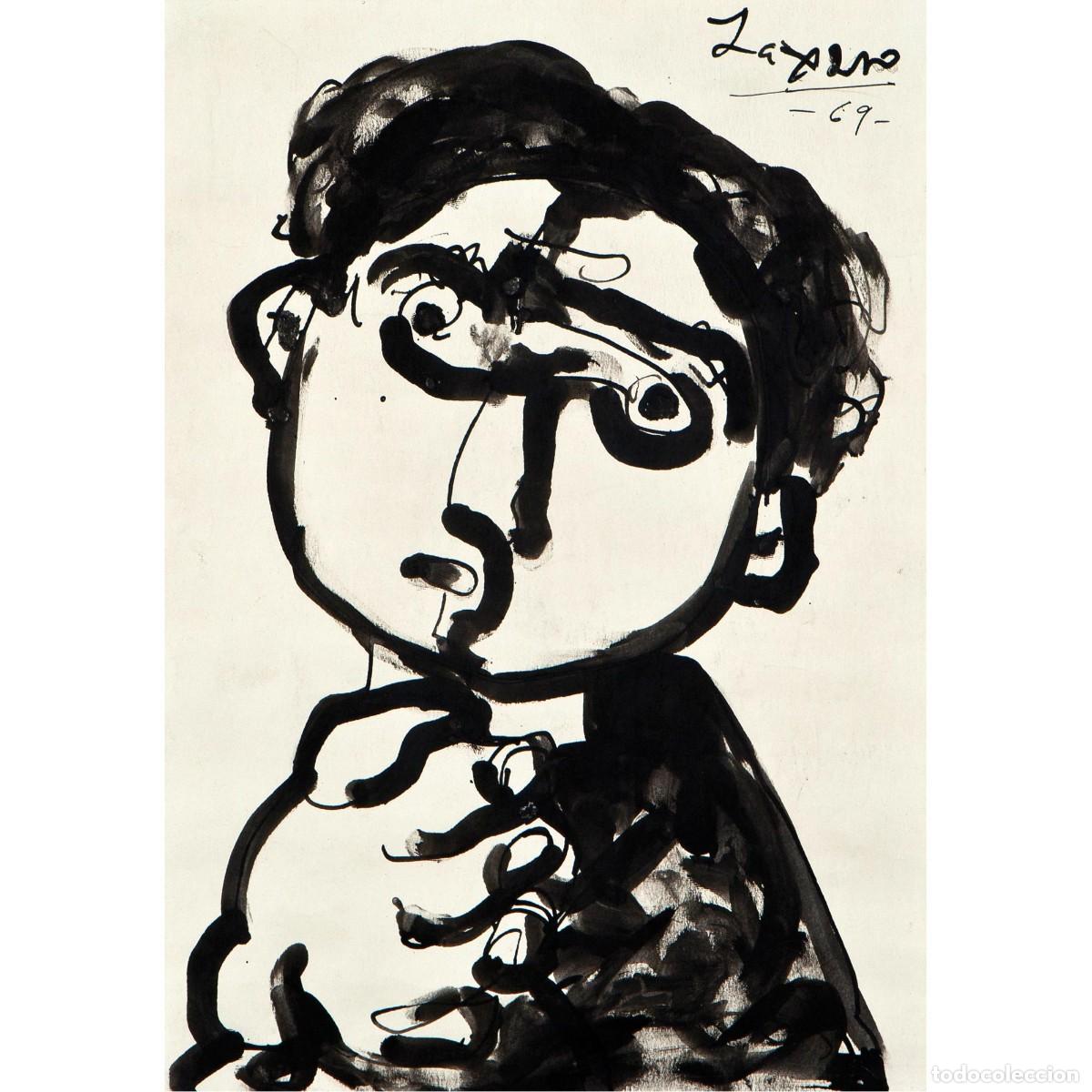 Arte: LAXEIRO DIBUJO. CON CERTIFICADO DE AUTENTICIDAD