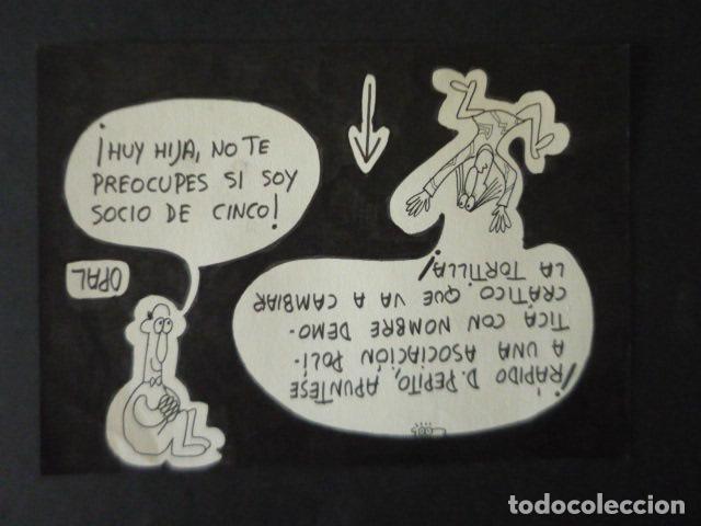 Arte: DIBUJO PARA TIRA COMICA POR EL ILUSTRADOR OPAL 20 X 15 CM