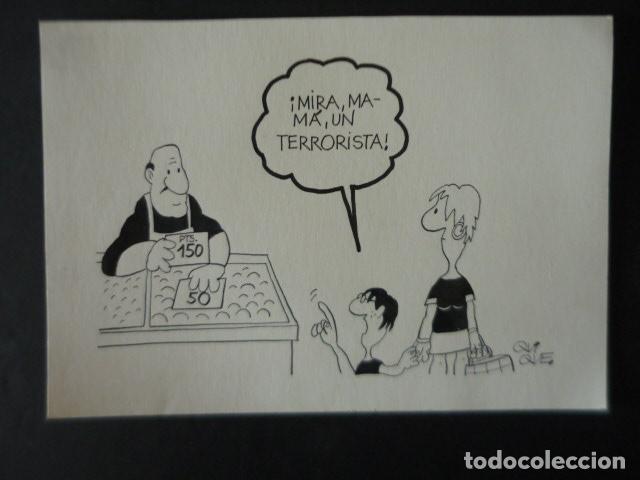 Arte: DIBUJO PARA TIRA COMICA POR EL ILUSTRADOR QUIQUE 24 X 17 CM