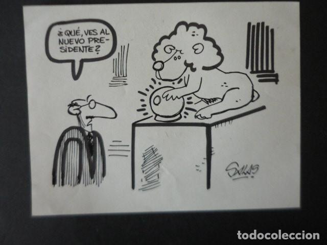 Arte: DIBUJO PARA TIRA COMICA POR EL ILUSTRADOR SALAS EL CONGRESO 21 X 17 CM