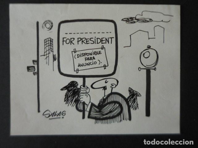 Arte: DIBUJO PARA TIRA COMICA POR EL ILUSTRADOR SALAS 21 X 17 CM