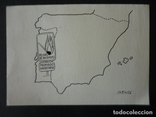 Arte: DIBUJO PARA TIRA COMICA POR EL ILUSTRADOR QUIQUE 24 X 17 CM