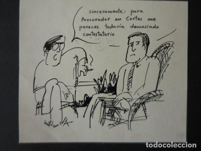Arte: DIBUJO PARA TIRA COMICA POR EL ILUSTRADOR MIRANDA 24 X 17 CM
