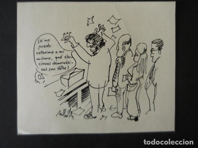Arte: DIBUJO PARA TIRA COMICA POR EL ILUSTRADOR MIRANDA 20,5 X 17 CM