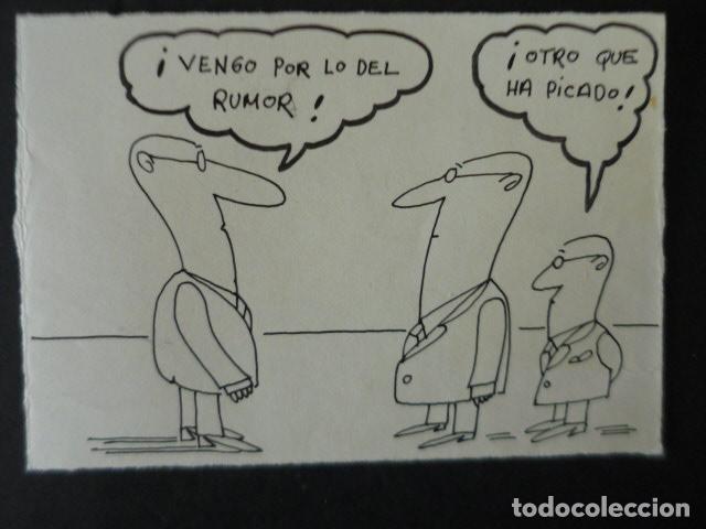 Arte: DIBUJO PARA TIRA COMICA POR EL ILUSTRADOR FANDI&Ntilde;O 12 X 17 CM