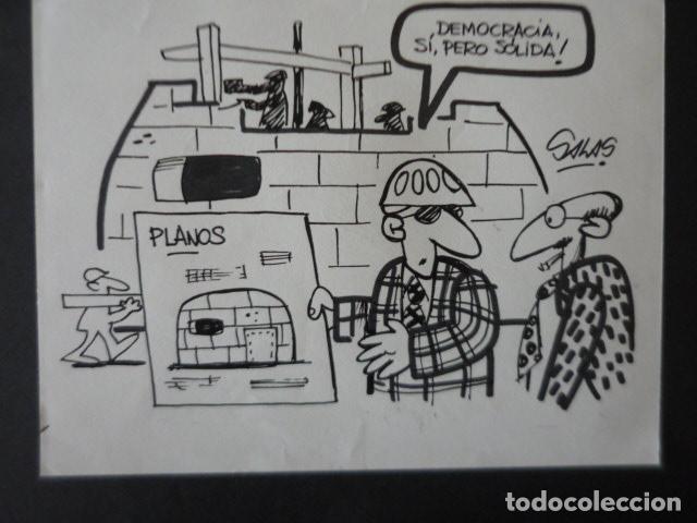 Arte: TIRA COMICA POR EL ILUSTRADOR SALAS 1975 16 X 21 CM