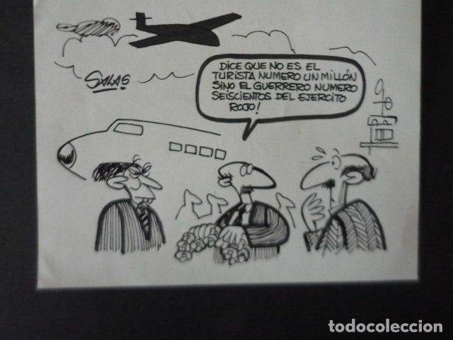 Arte: TIRA COMICA POR EL ILUSTRADOR SALAS 1975 16 X 21 CM