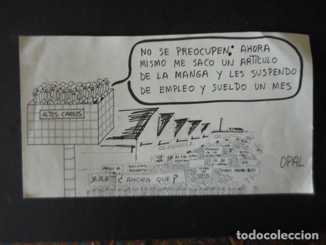 Arte: TIRA COMICA POR EL ILUSTRADOR OPAL 33 X 19 CM