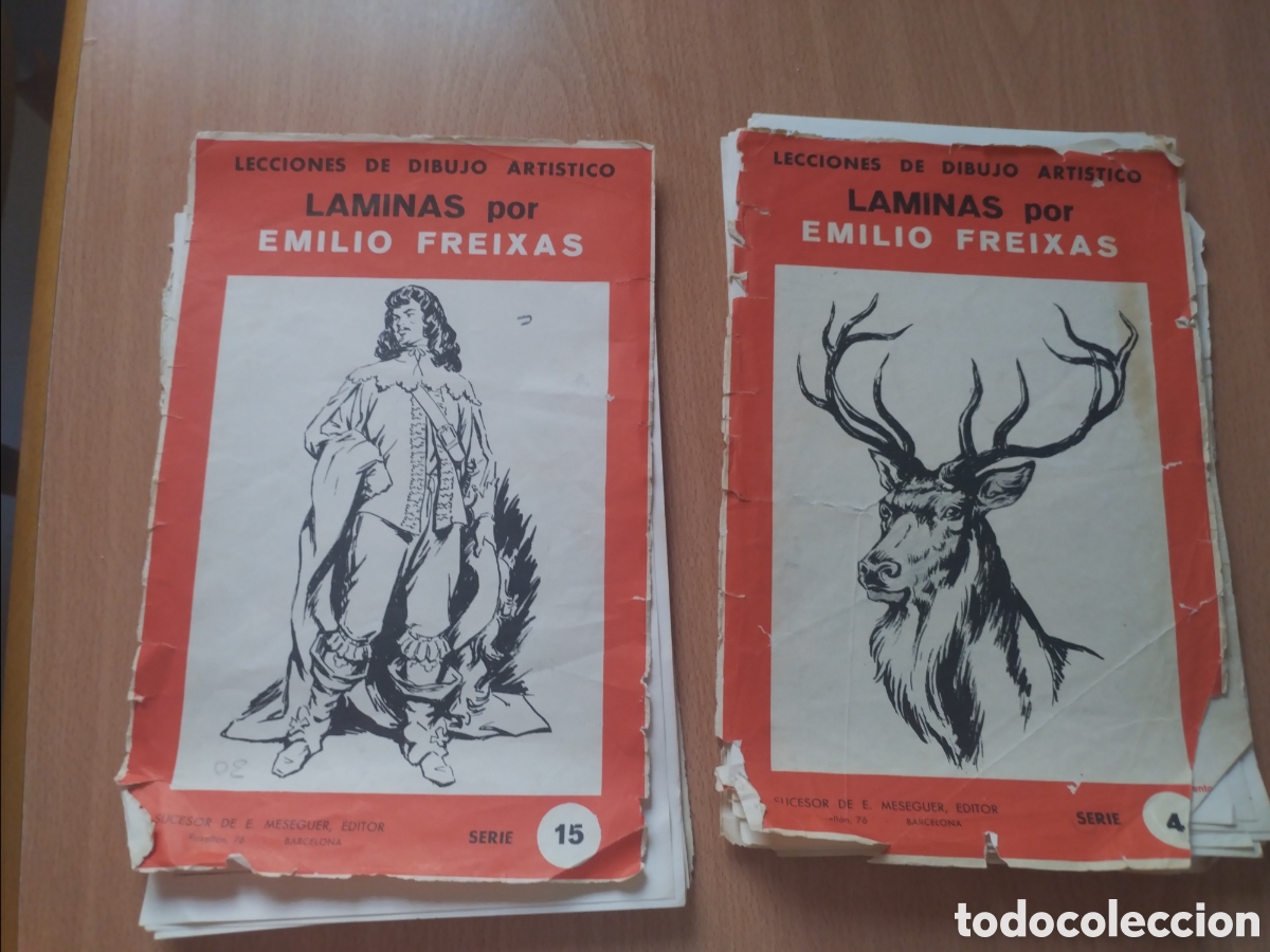 Arte: Antiguas L&aacute;minas de Dibujo Emilio Freixas