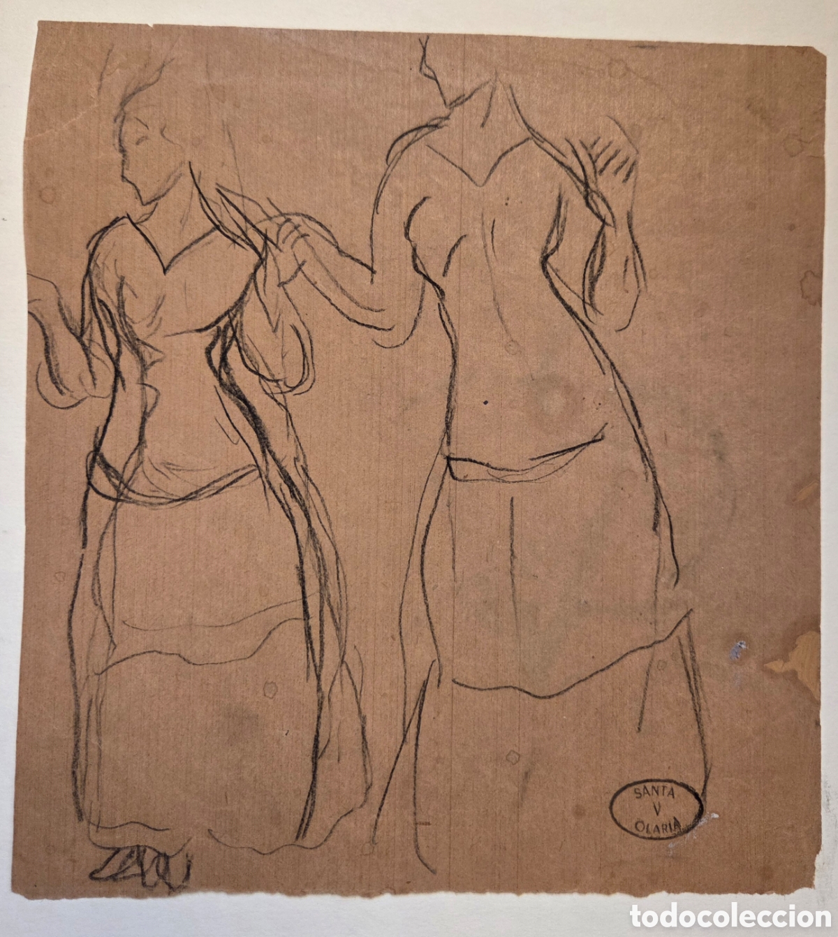 Arte: V. Santa Olar&iacute;a. Con anagrana del autor