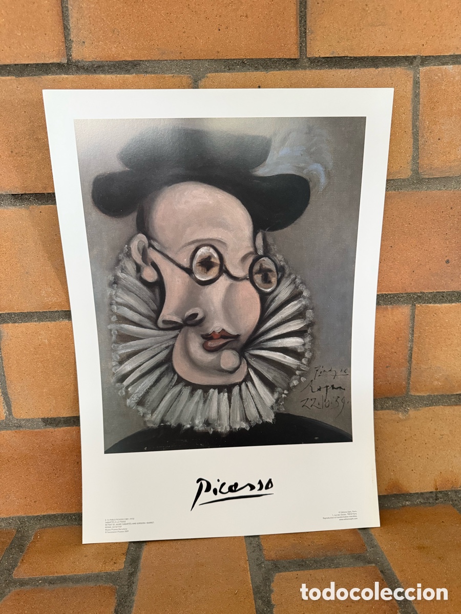 Arte: Pablo Picasso litograf&iacute;a editada en Paris - Foto 2