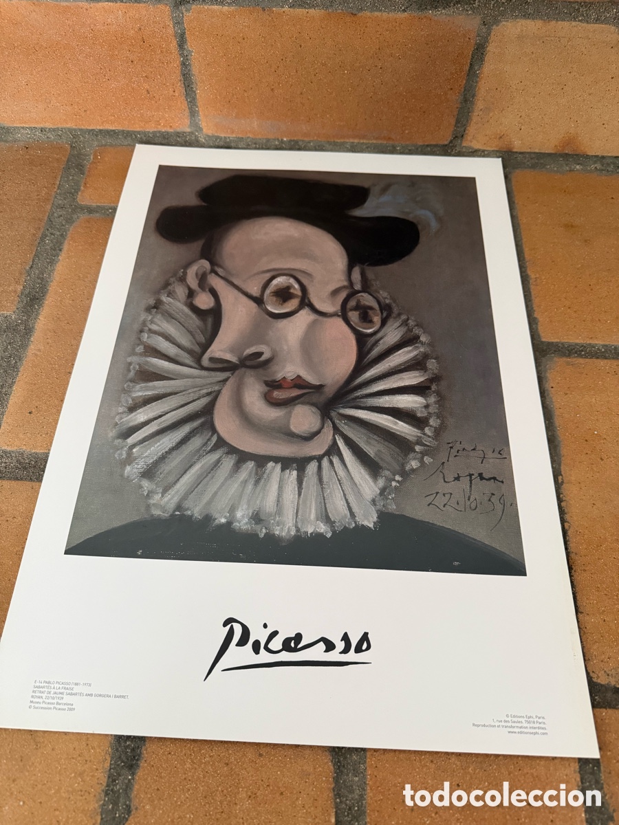 Arte: Pablo Picasso litograf&iacute;a editada en Paris - Foto 3