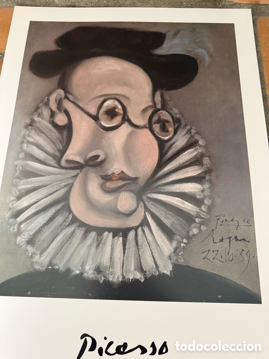 Arte: Pablo Picasso litograf&iacute;a editada en Paris - Foto 4