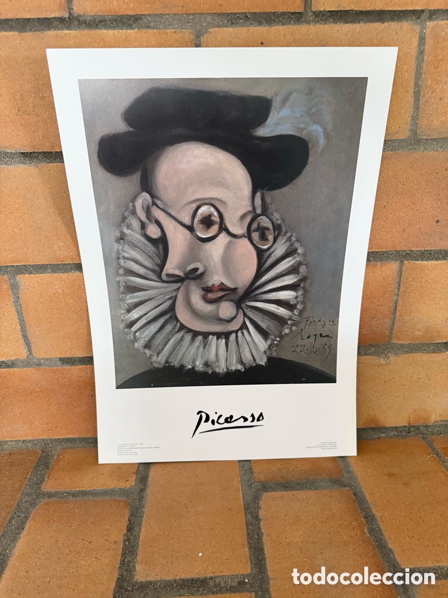 Arte: Pablo Picasso litograf&iacute;a editada en Paris - Foto 1