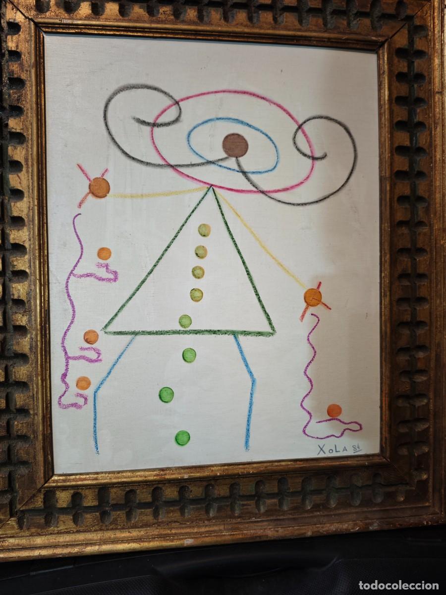 Arte: Dibujo estilo Joan Mir&oacute;