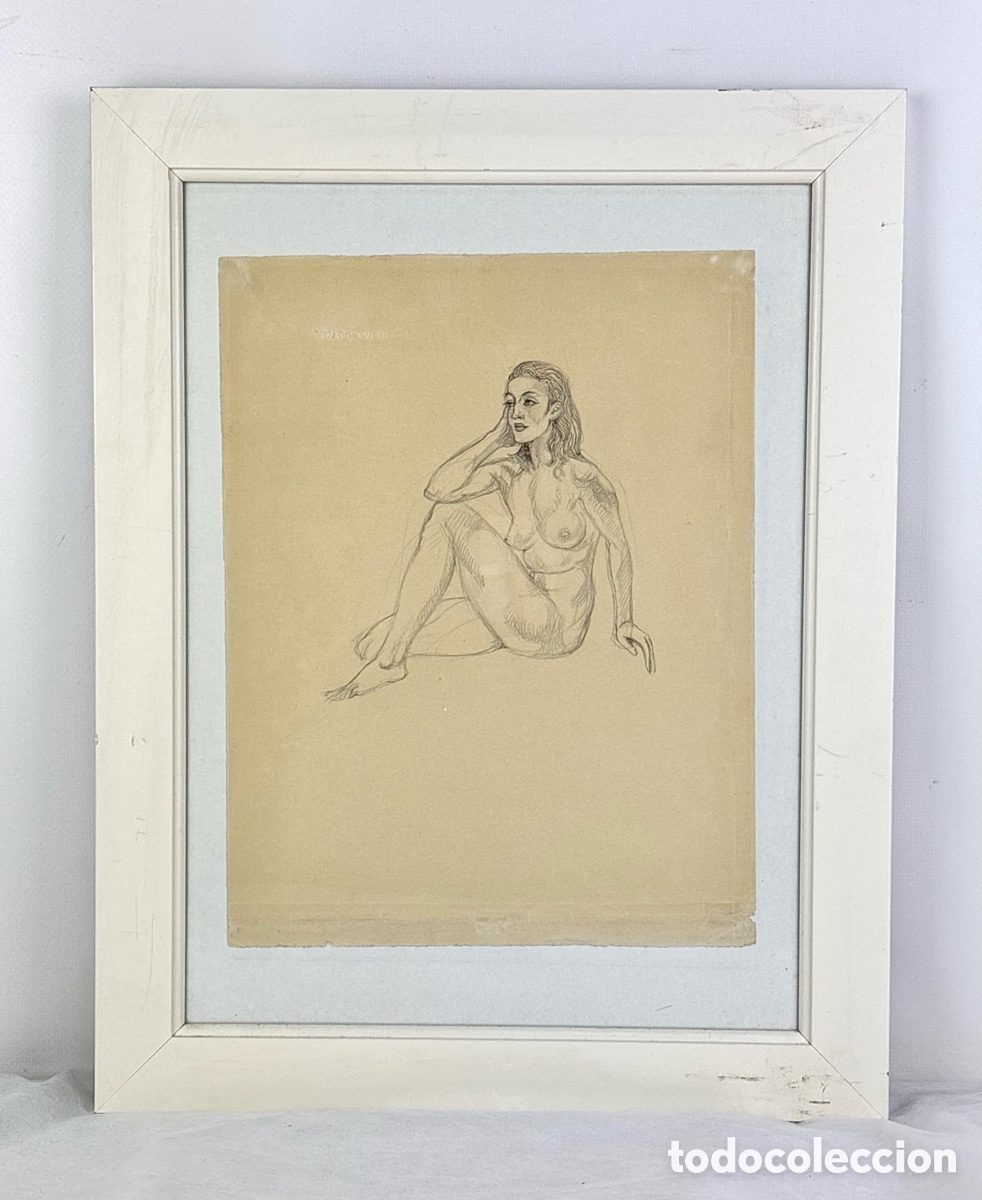 Arte: DIBUJO- ISMAEL SMITH- FIGURA FEMENINA DESNUDA