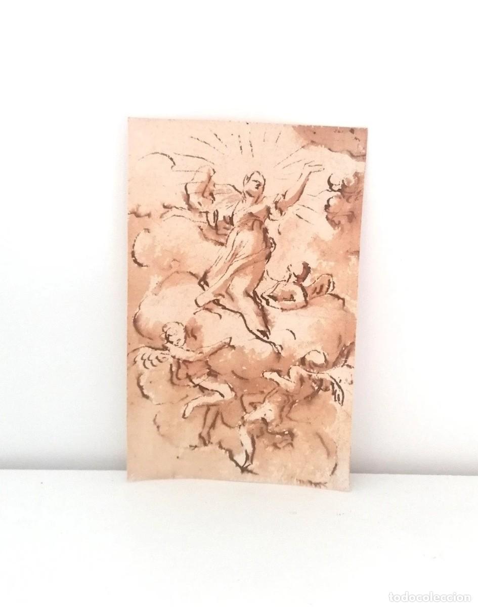 Arte: Peque&ntilde;o dibujo antiguo &laquo;&Aacute;ngeles&raquo;