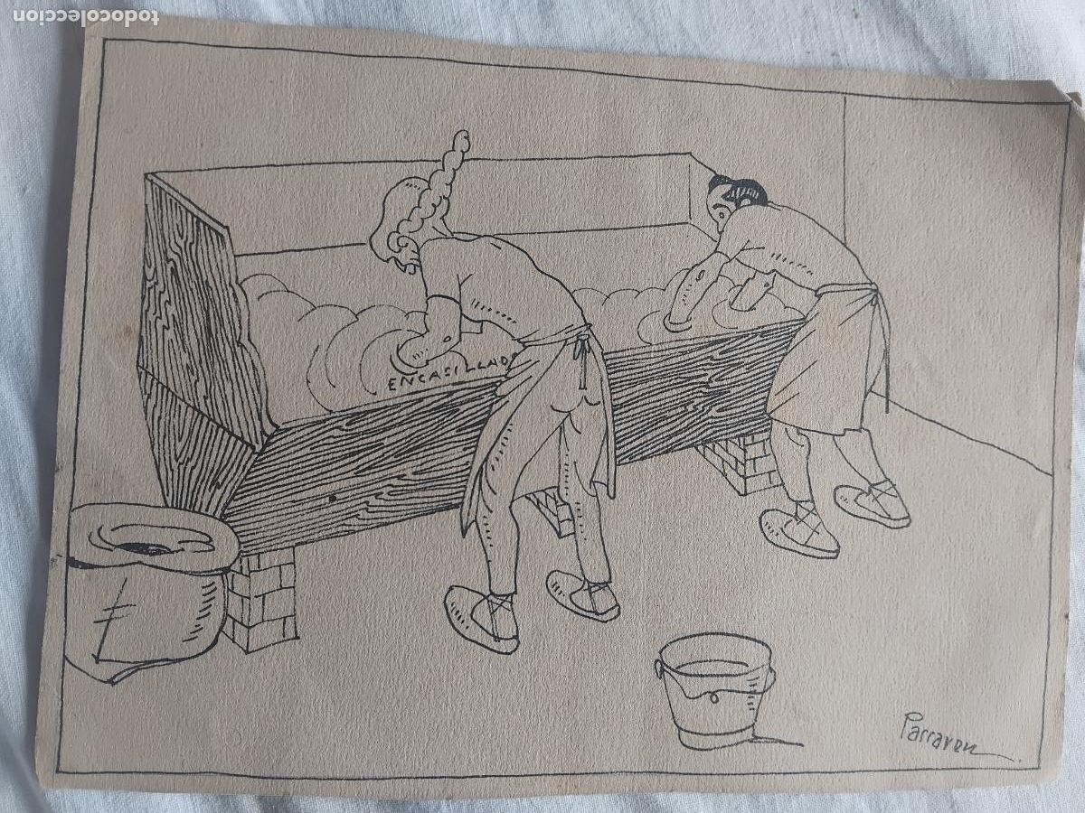 Arte: DIBUJO ORIGINAL DE JAUME PASSARELL, 20 X 15 cm