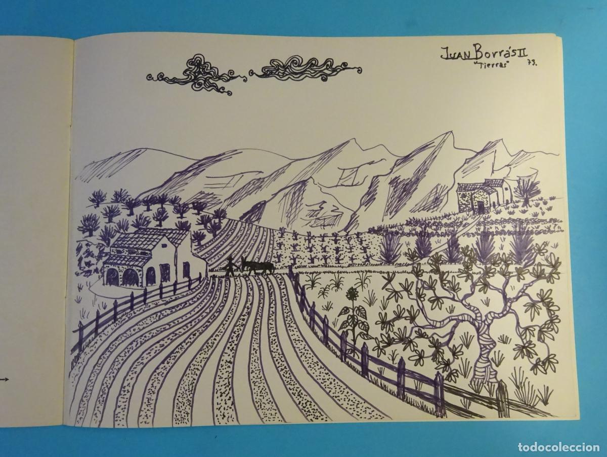 Arte: JUAN BORR&Aacute;S II. DIBUJO ORIGINAL REALIZADO SOBRE EL CAT&Aacute;LOGO DE 2&ordm; SAL&Oacute;N DE INDEPENDIENTES