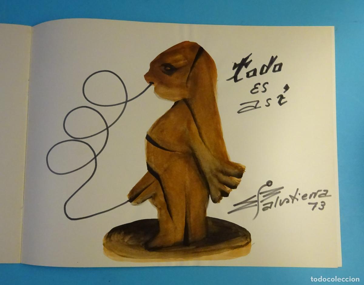 Kunst: JULIO SALVATIERRA. DIBUJO ORIGINAL REALIZADO SOBRE EL CAT&Aacute;LOGO DE 2&ordm; SAL&Oacute;N DE INDEPENDIENTES