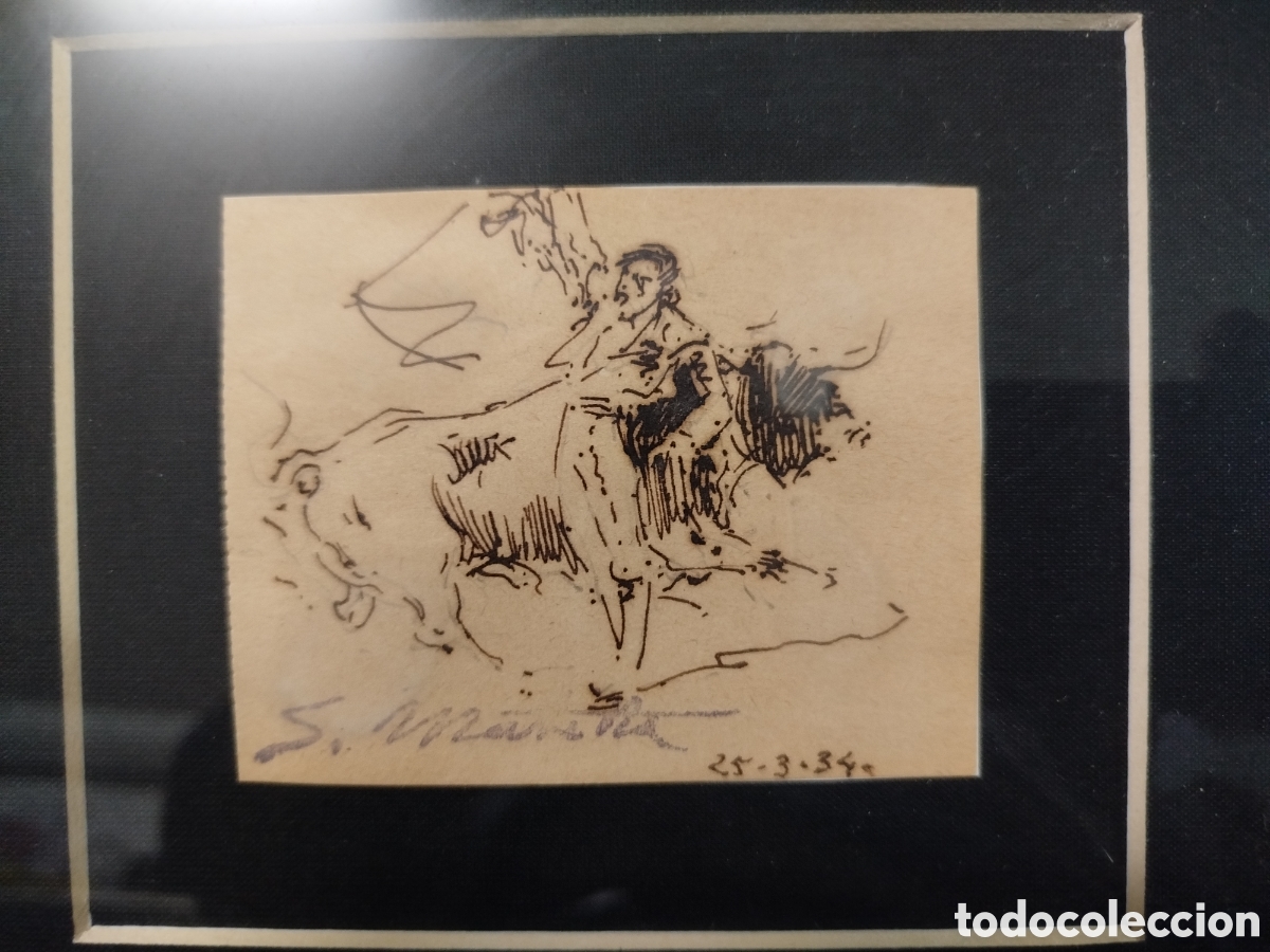 Arte: Segundo Matilla, Escena taurina, 1934
