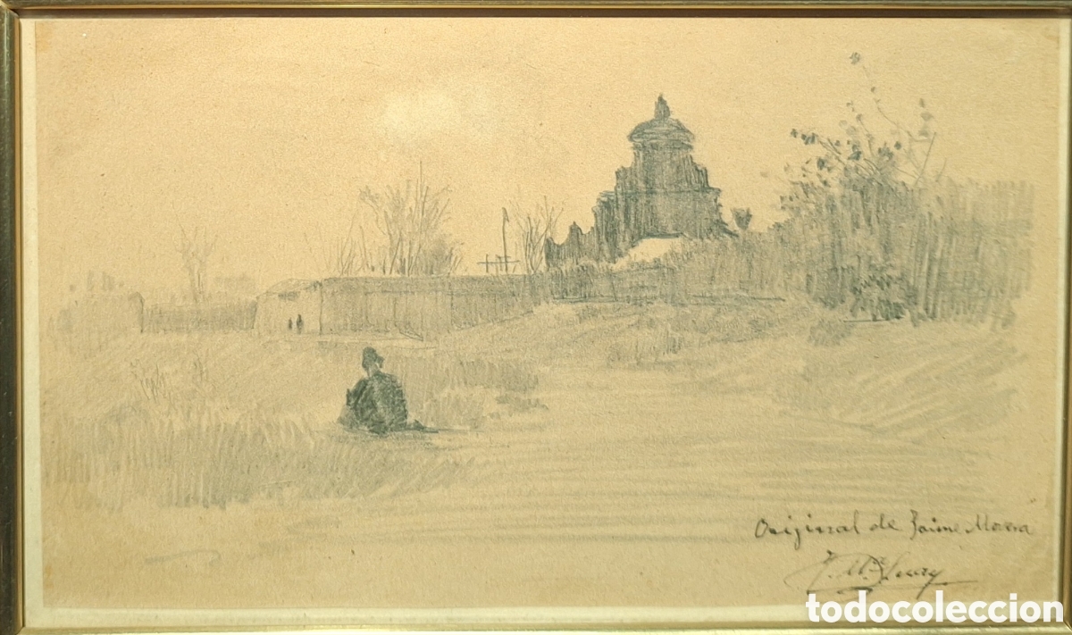 Arte: PAISAJE POR JAIME MORERA (1854-1927)