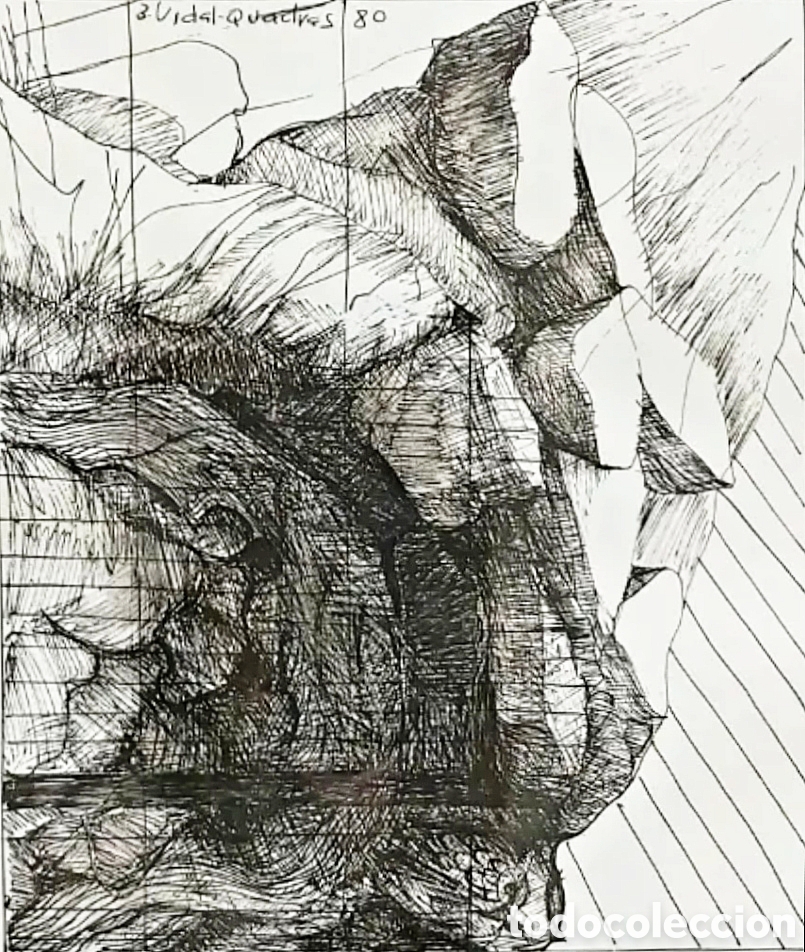 Arte: BEATRIZ VIDAL QUADRAS (BARCELONA 1934) DIBUJO A PLUMILLA