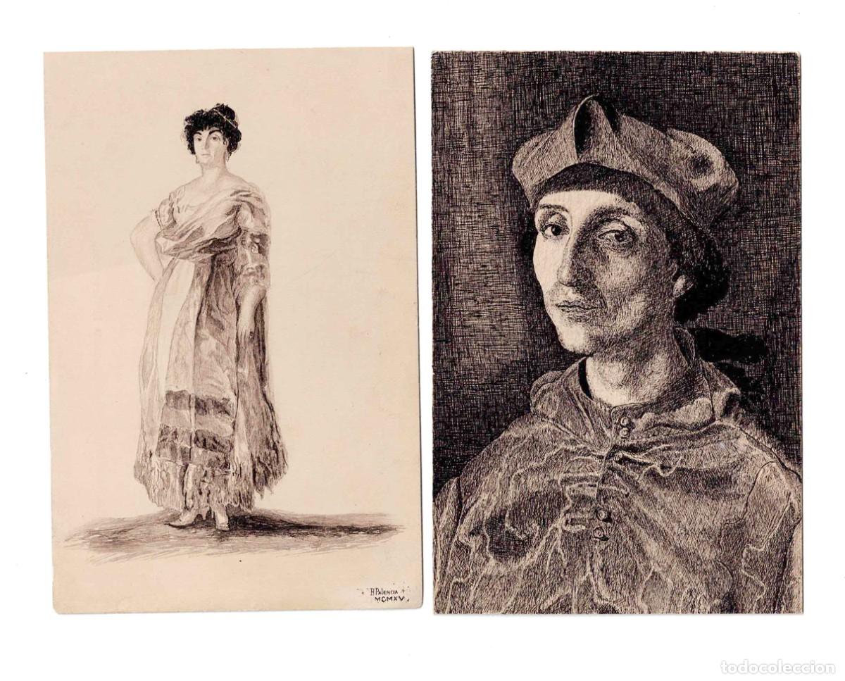 Arte: BENJAMIN PALENCIA DOS DIBUJOS ORIGINALES