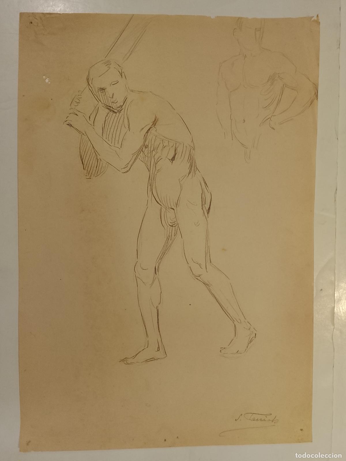 Arte: SANTIAGO FARRIOLS - DIBUJO ORIGINAL A MANO FIRMADO -VER FOTOS (V-28.098)