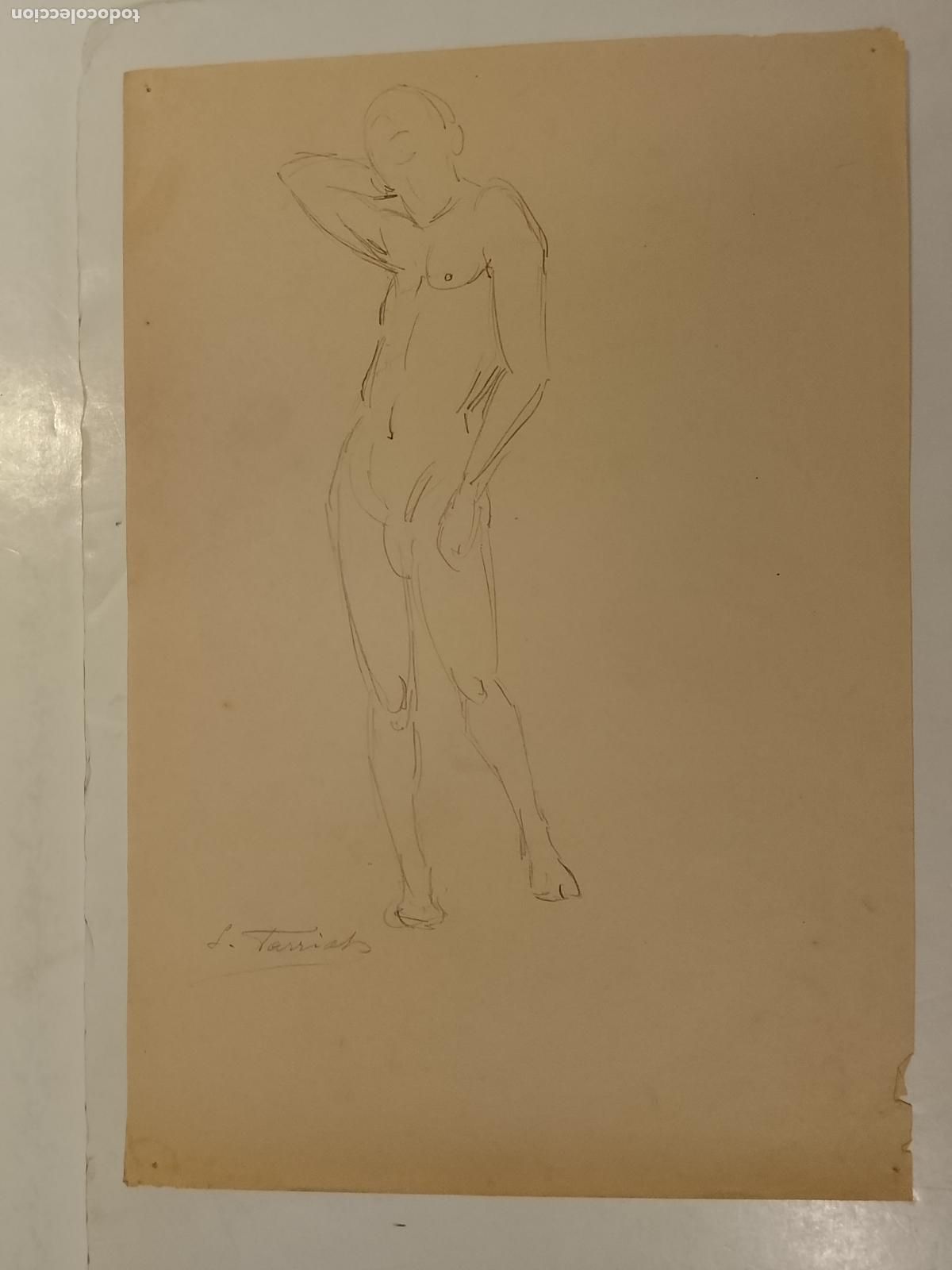 Arte: SANTIAGO FARRIOLS - DIBUJO ORIGINAL A MANO FIRMADO -VER FOTOS (V-28.100)