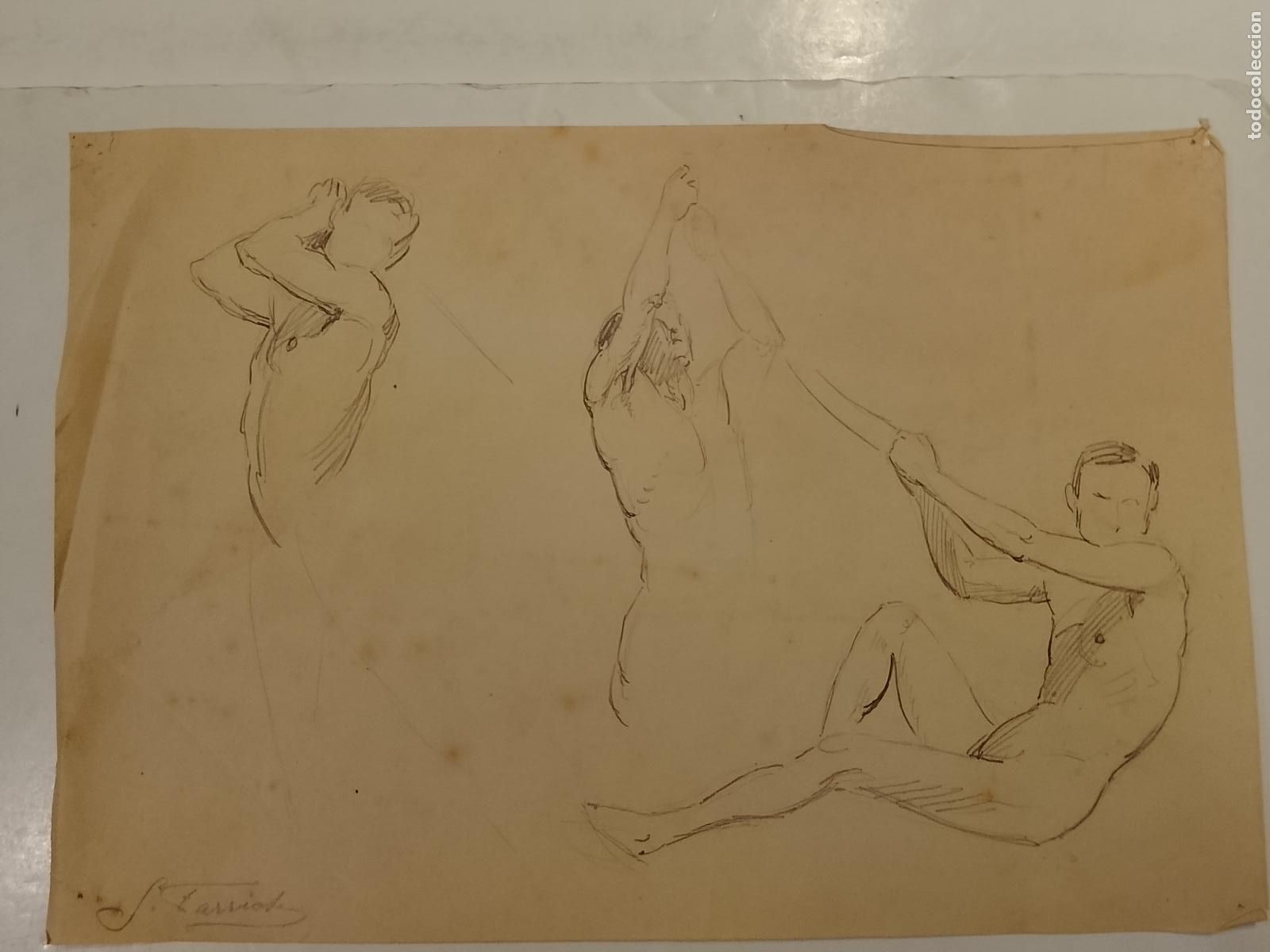 Arte: SANTIAGO FARRIOLS - DIBUJO ORIGINAL A MANO FIRMADO -VER FOTOS (V-28.102)