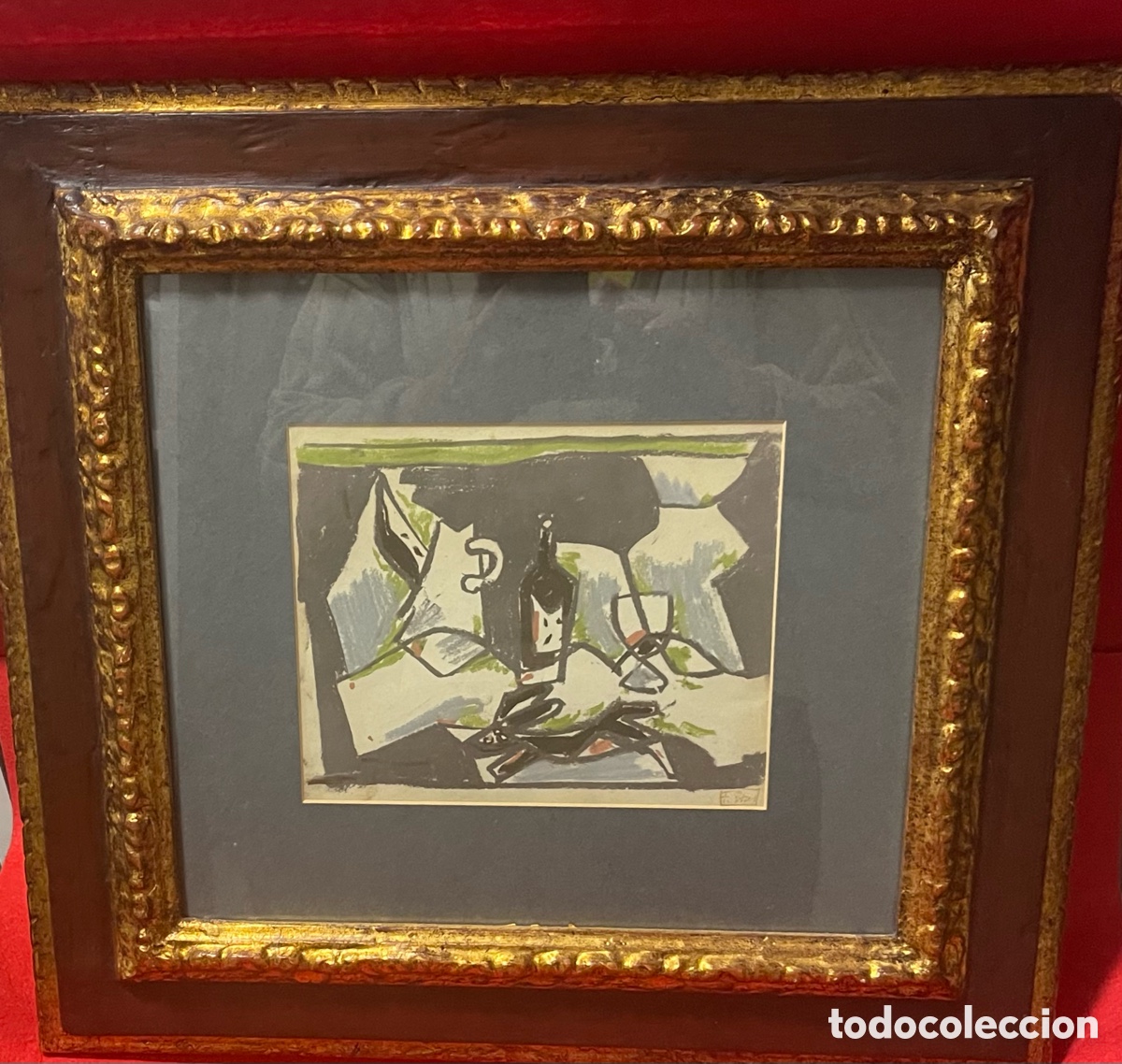 Arte: Cuadro, de Gouache sobre papel de Francisco Bores.