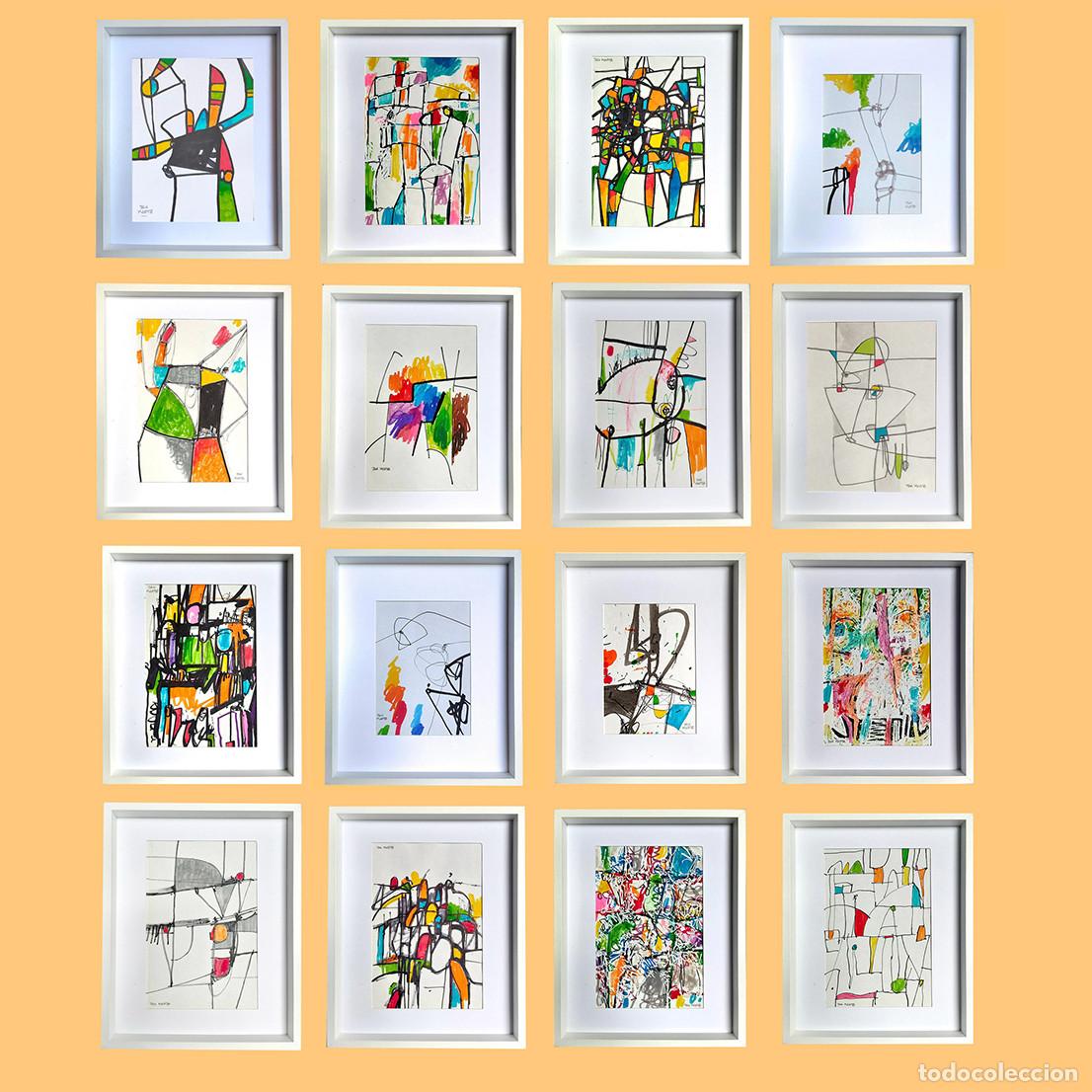 Arte: MUSICA EN EL CIRCO. Abstracto. A elegir 4 entre 16 obras originales firmadas 7AN MARTZ