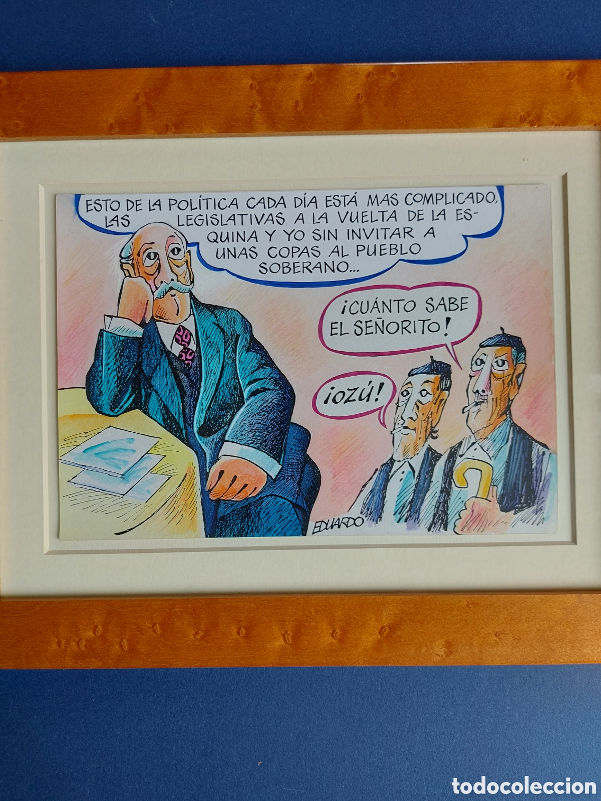 Arte: EDUARDO VI&Ntilde;ETA COMICA SOBRE POLITICA