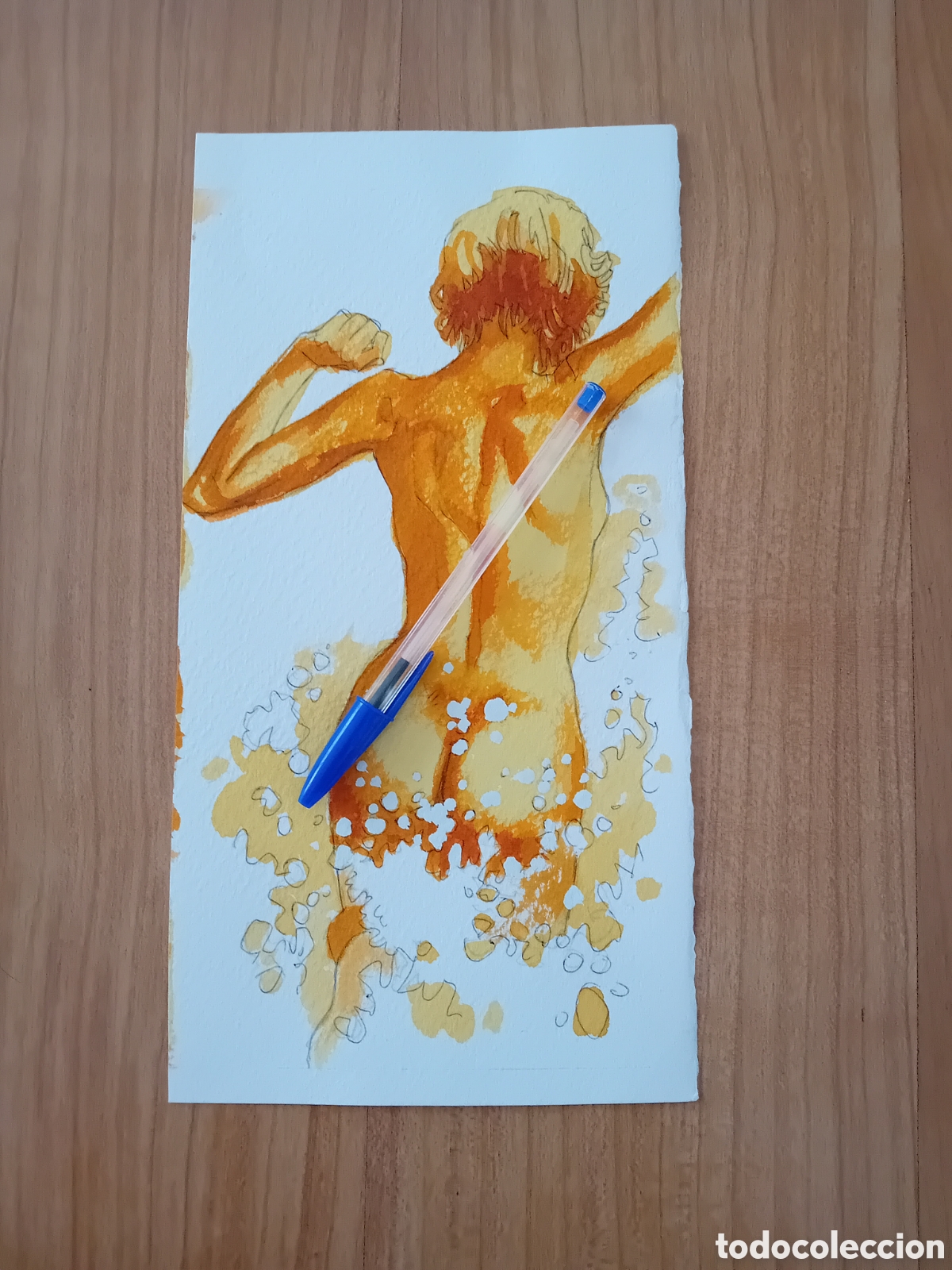 Arte: TRABAJO ORIGINAL INEDITO ENRIC SIO. COMPLETO LOTE 15 ILUSTRACIONES STORYBOARD PARA ANUNCIO. A&Ntilde;OS 90
