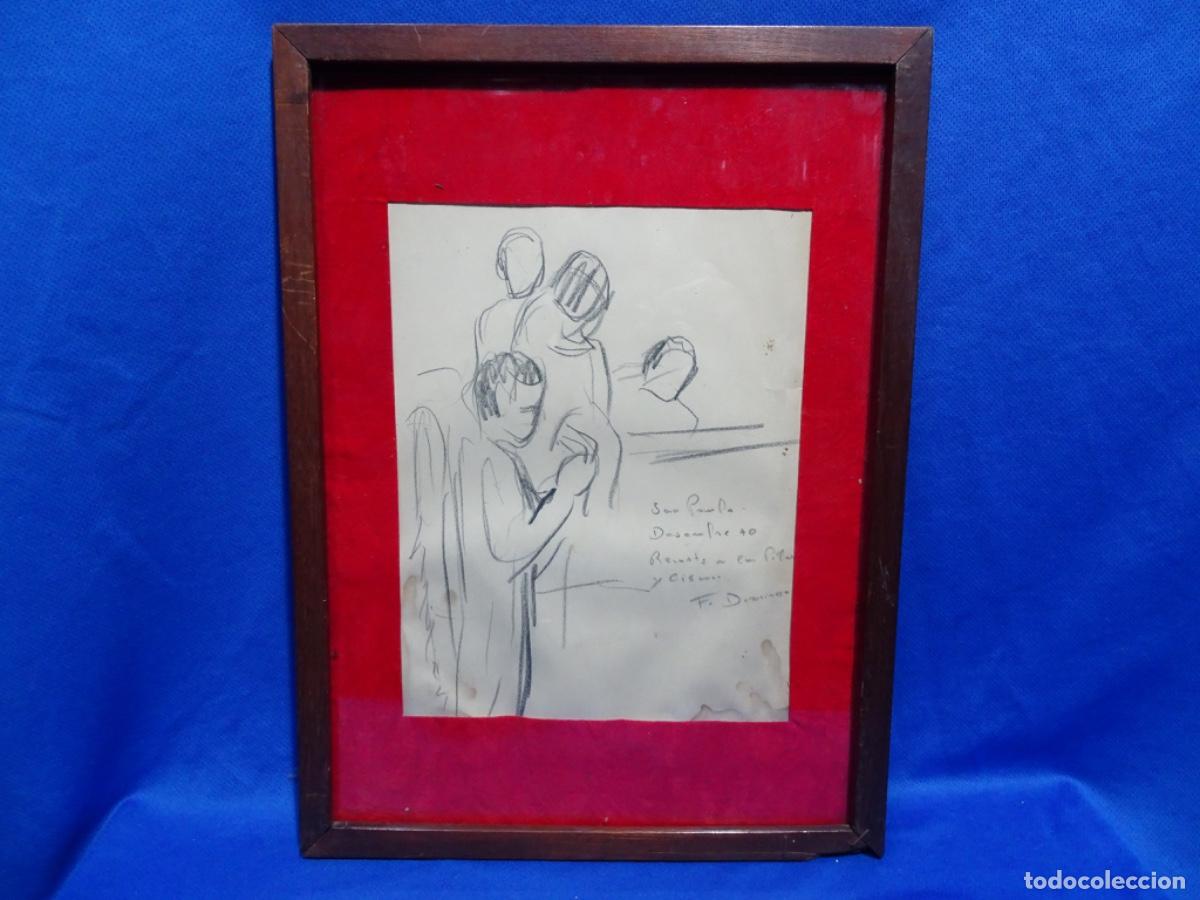 Arte: DIBUJO FRANCISCO DOMINGO SEGURA. SAO PAULO 1970.