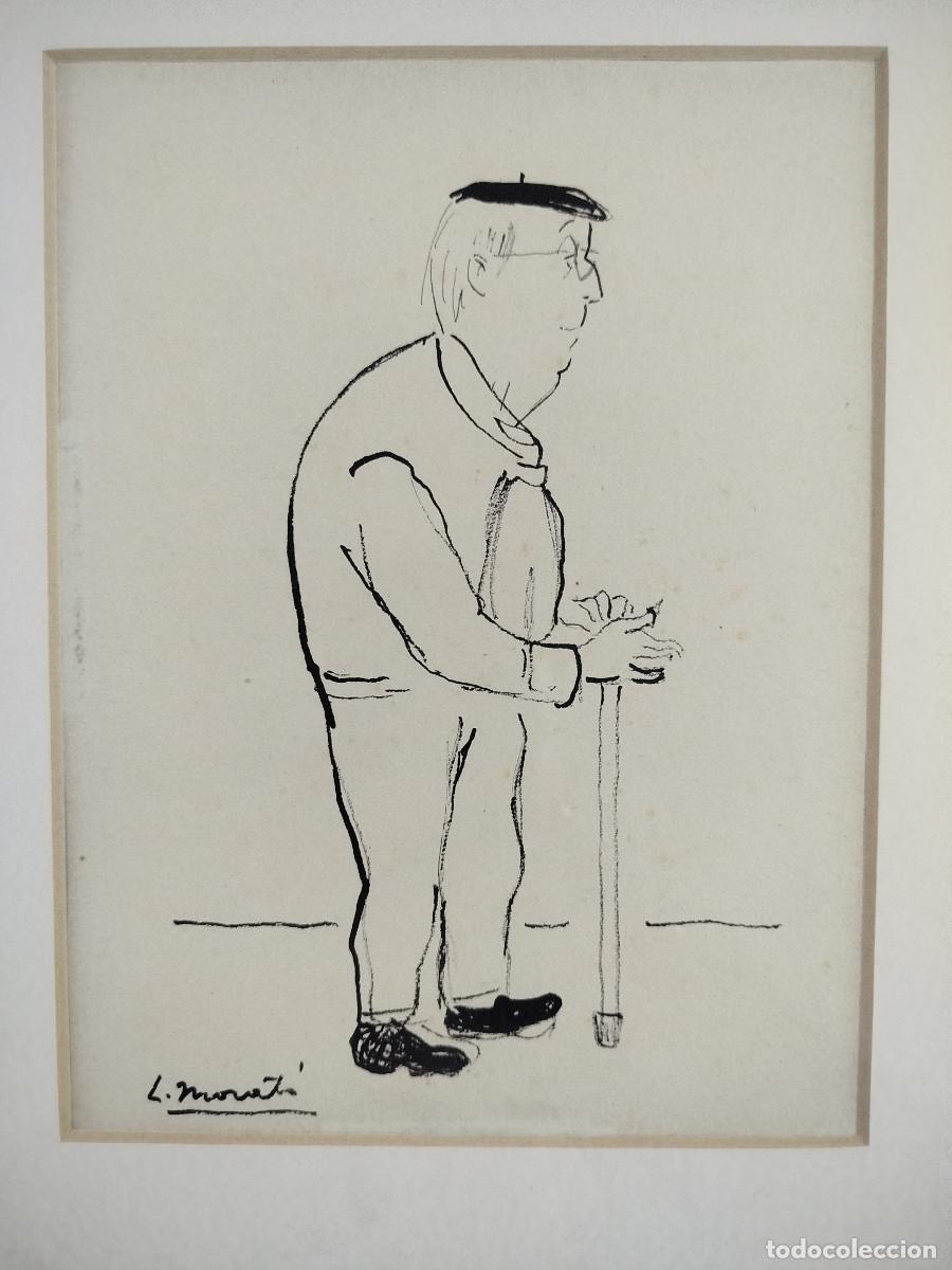Arte: Llu&iacute;s Morat&oacute; i Feliu (1903-1963), Dibuix d'anci&agrave;