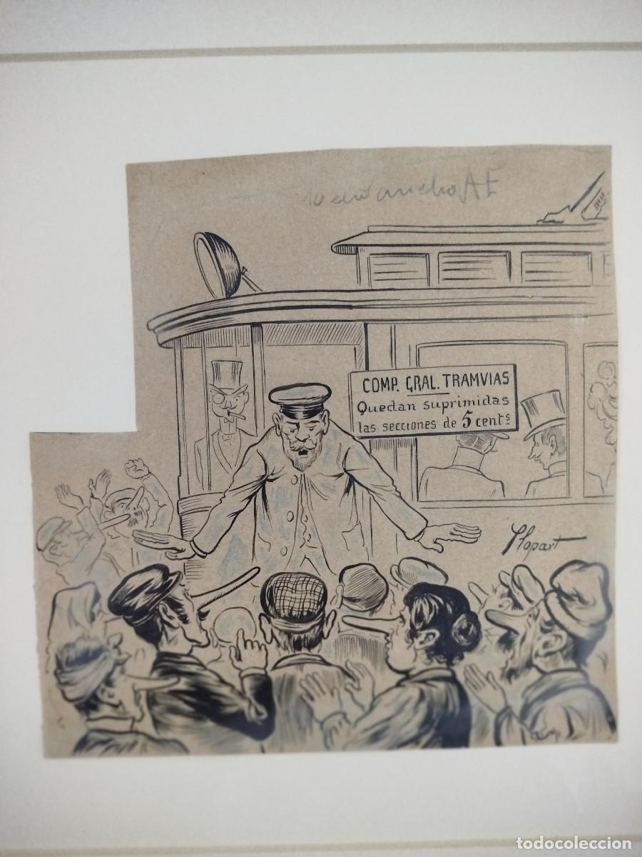 Arte: Joan Llopart, dibuix original i signat